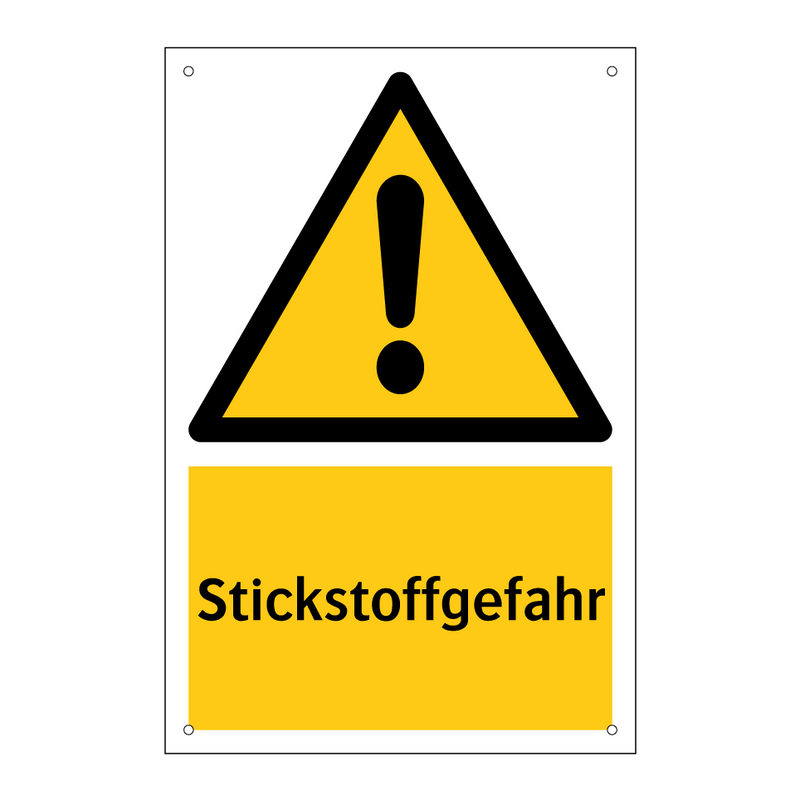Stickstoffgefahr