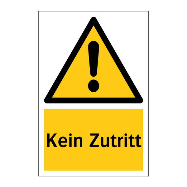 Kein Zutritt