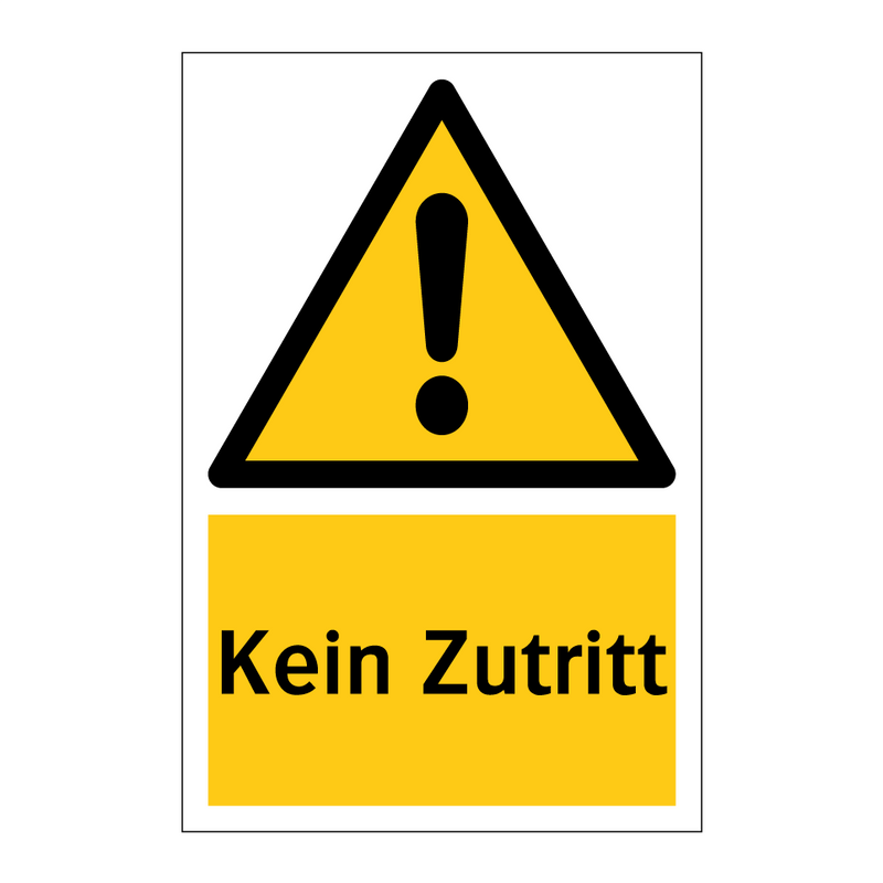 Kein Zutritt
