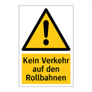 Kein Verkehr auf den Rollbahnen