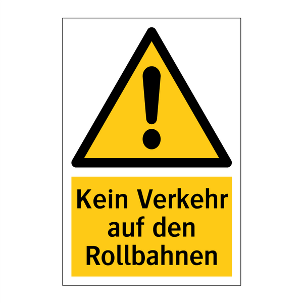 Kein Verkehr auf den Rollbahnen