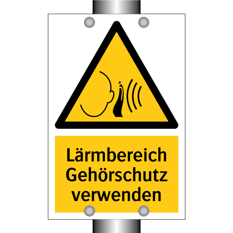 Lärmbereich Gehörschutz verwenden