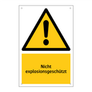 Nicht explosionsgeschützt