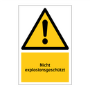 Nicht explosionsgeschützt