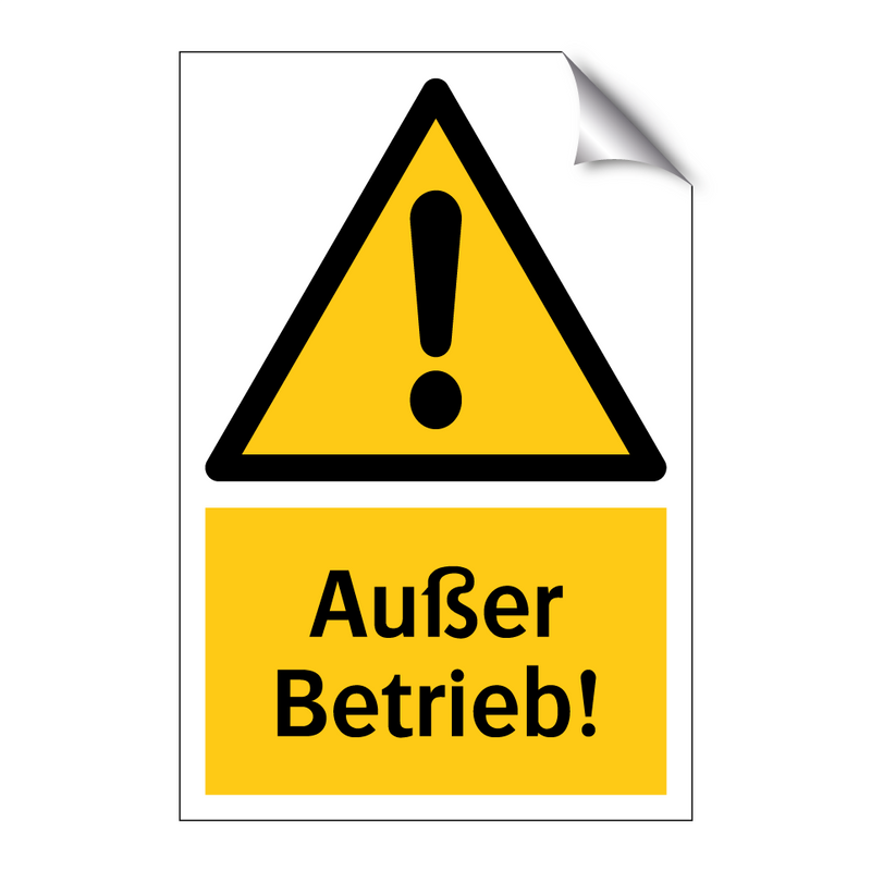 Außer Betrieb!