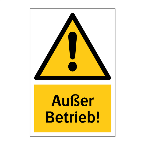 Außer Betrieb!