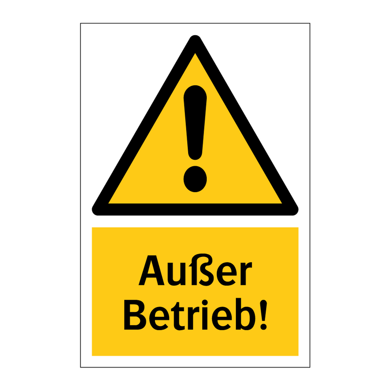 Außer Betrieb!