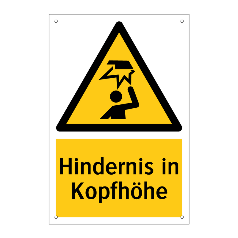Hindernis in Kopfhöhe