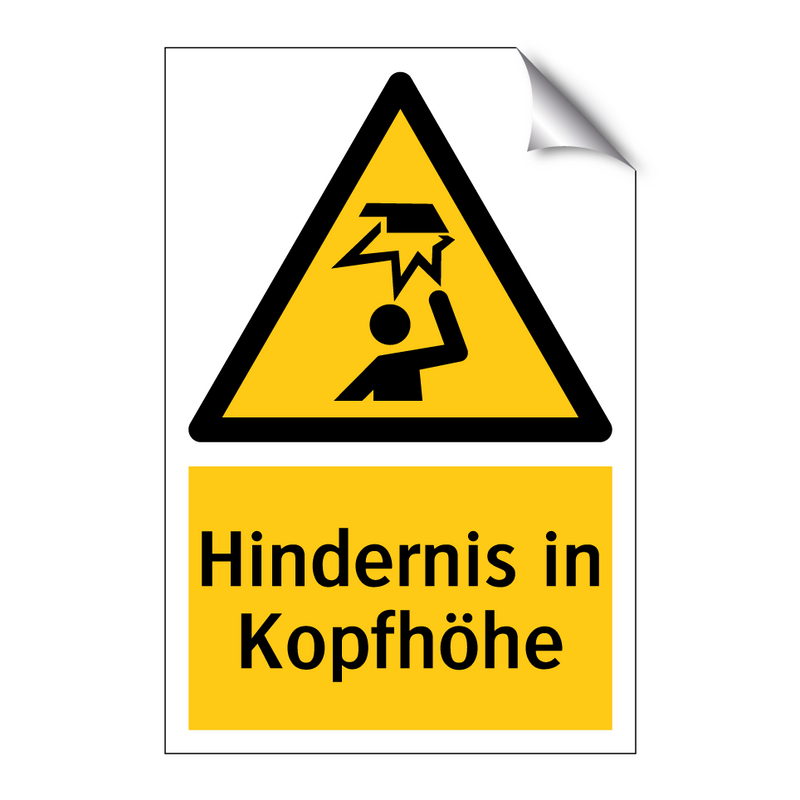 Hindernis in Kopfhöhe