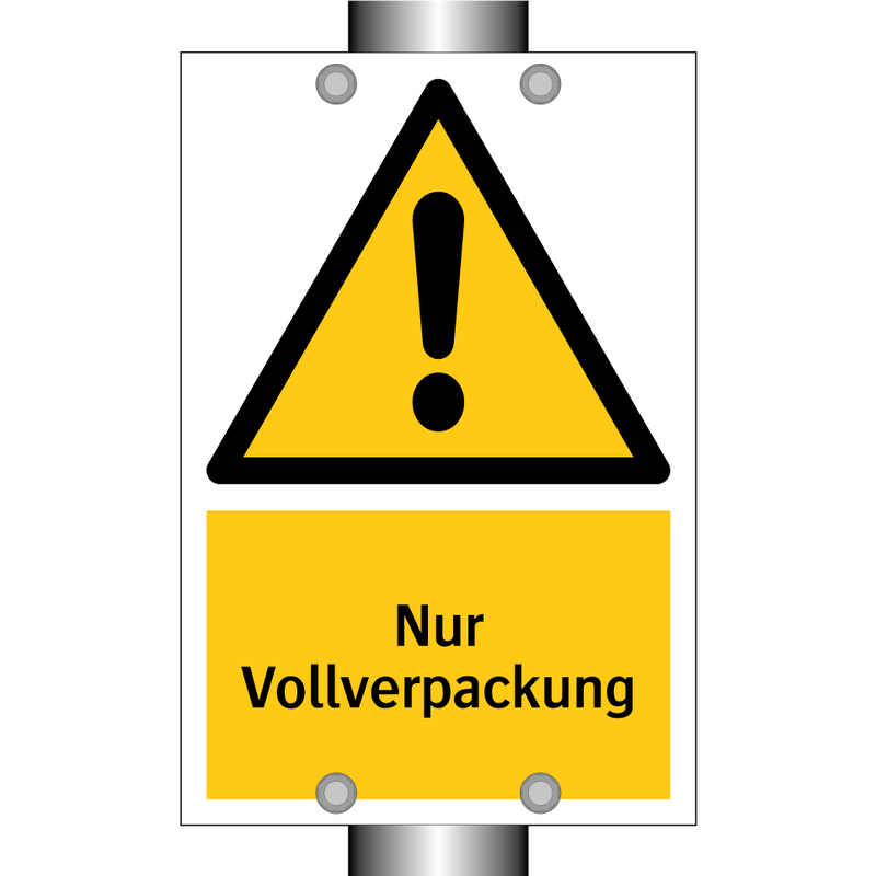 Nur Vollverpackung
