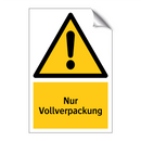 Nur Vollverpackung