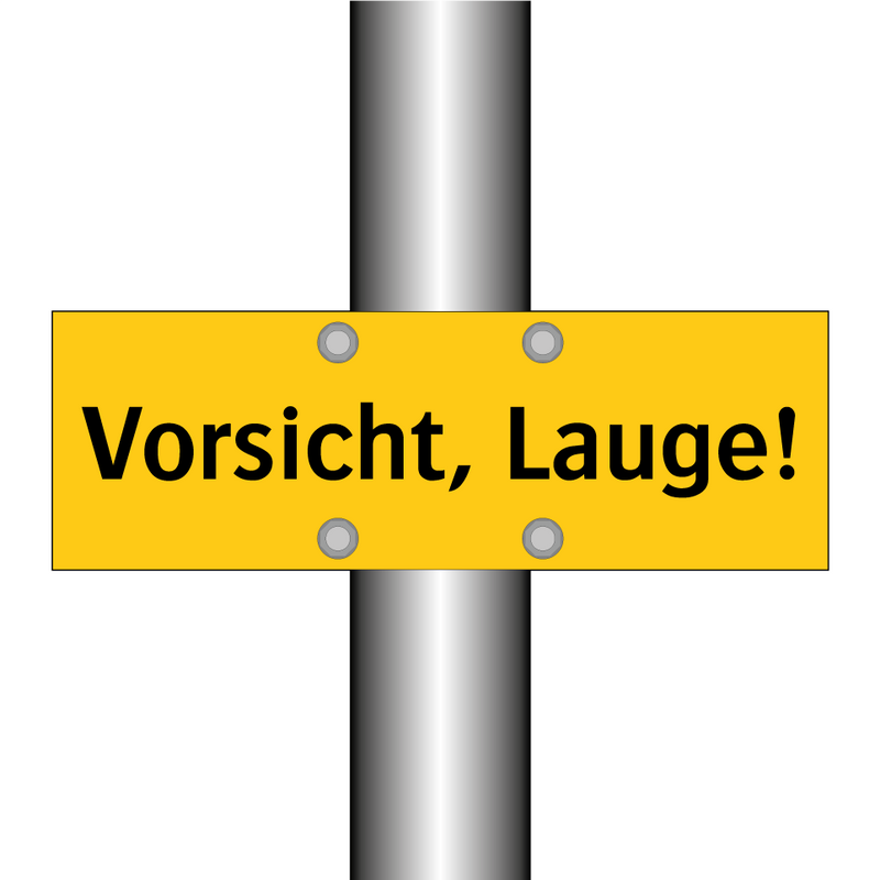 Vorsicht, Lauge!