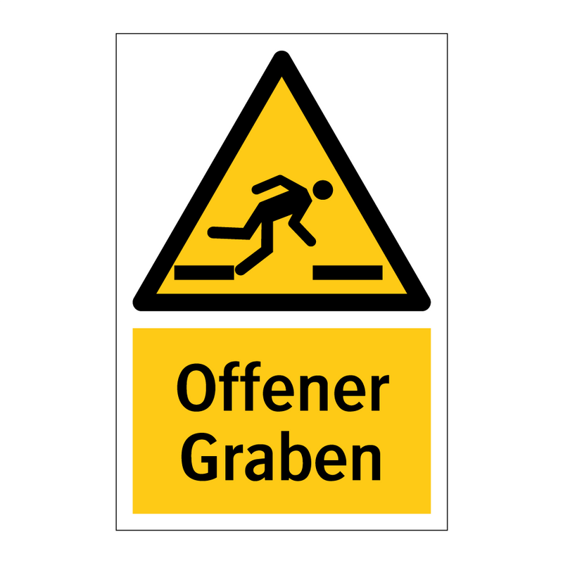 Offener Graben