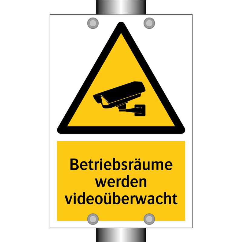 Betriebsräume werden videoüberwacht