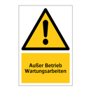 Außer Betrieb Wartungsarbeiten