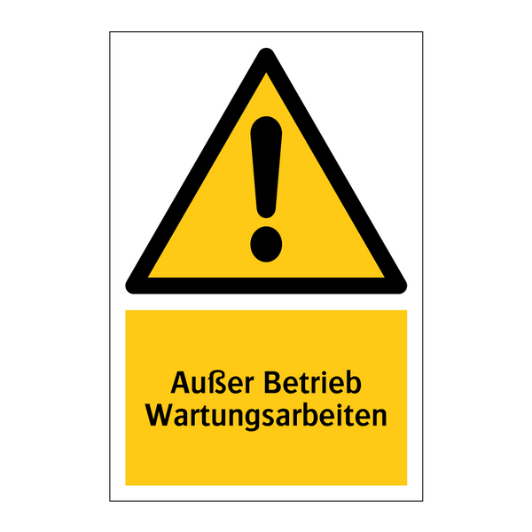 Außer Betrieb Wartungsarbeiten