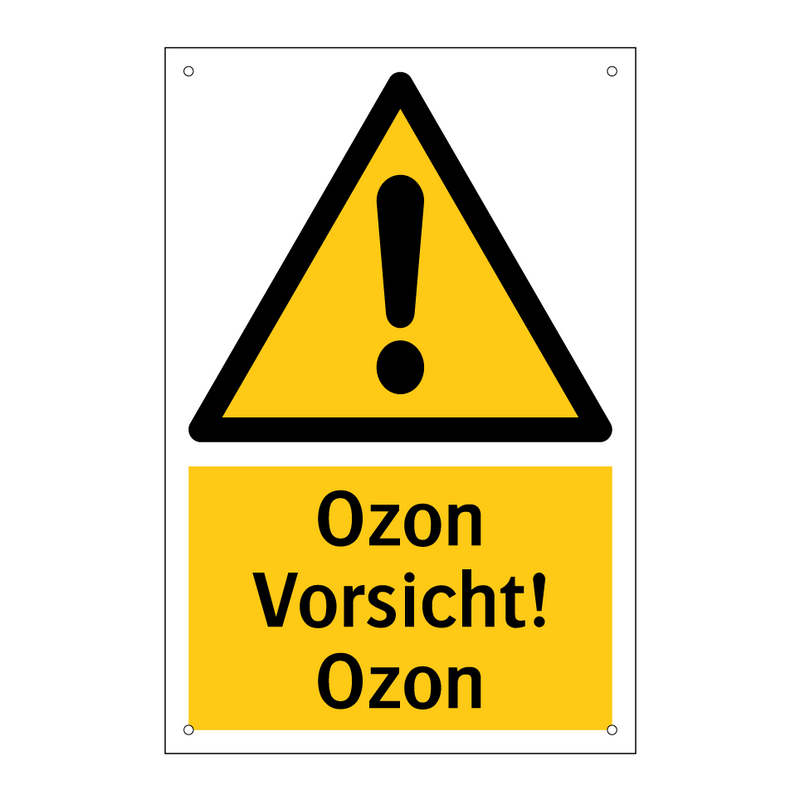 Ozon Vorsicht! Ozon