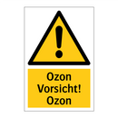 Ozon Vorsicht! Ozon