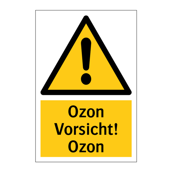 Ozon Vorsicht! Ozon
