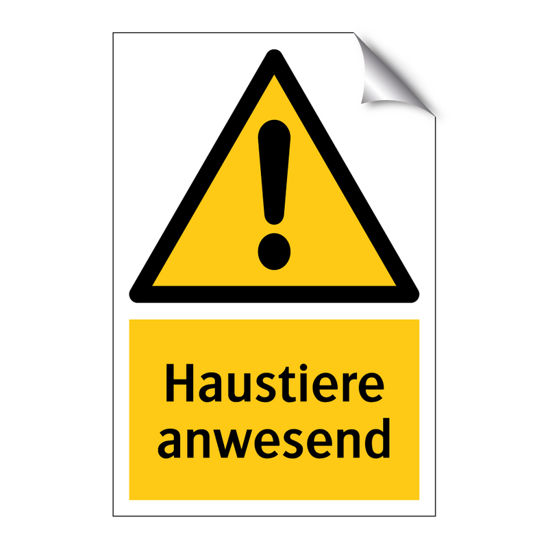 Haustiere anwesend
