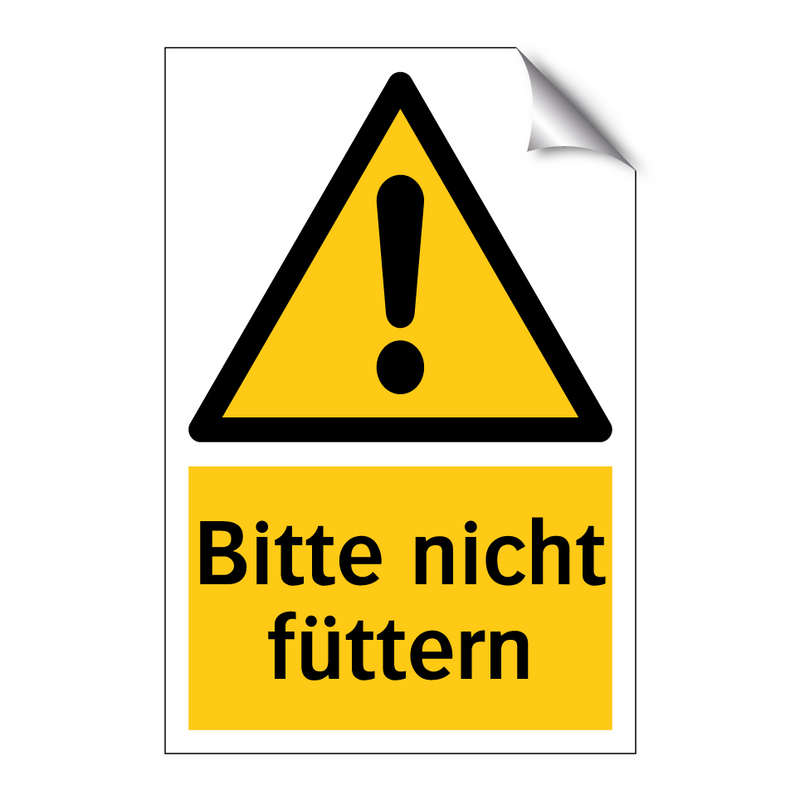 Bitte nicht füttern