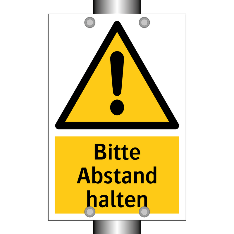 Bitte Abstand halten