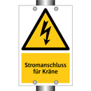 Stromanschluss für Kräne