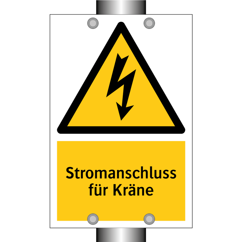 Stromanschluss für Kräne