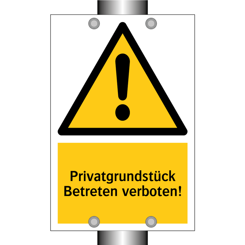 Privatgrundstück Betreten verboten!