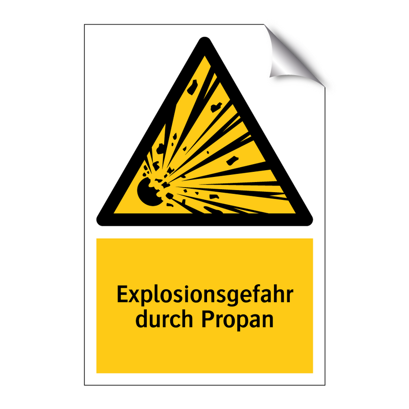 Explosionsgefahr durch Propan