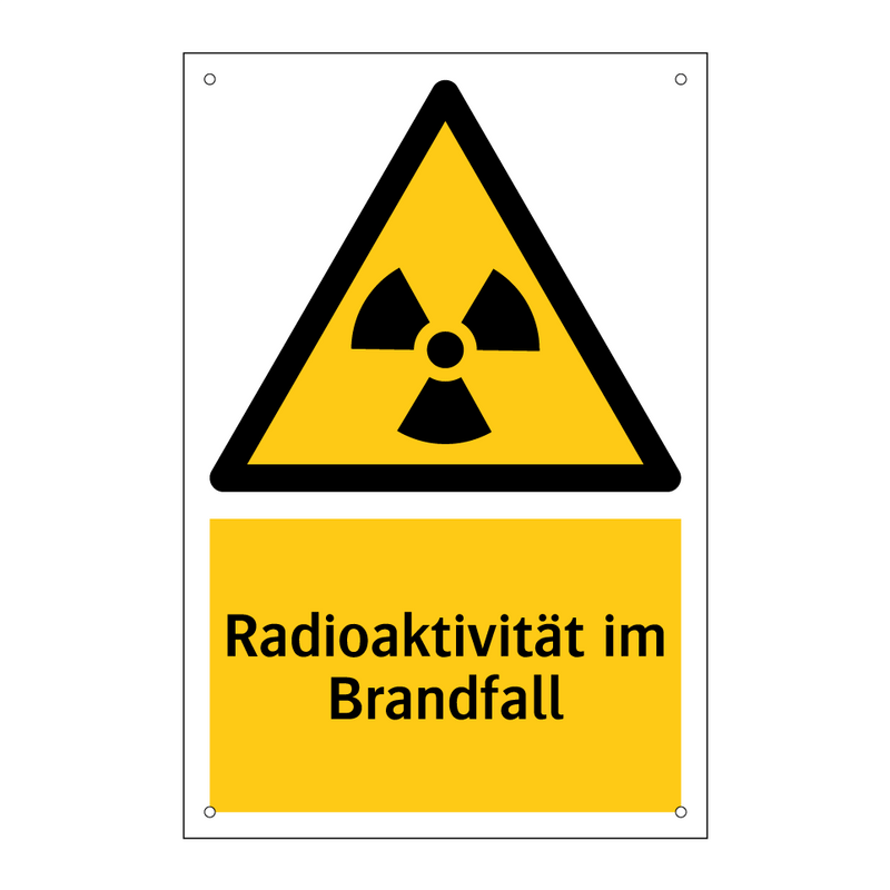 Radioaktivität im Brandfall