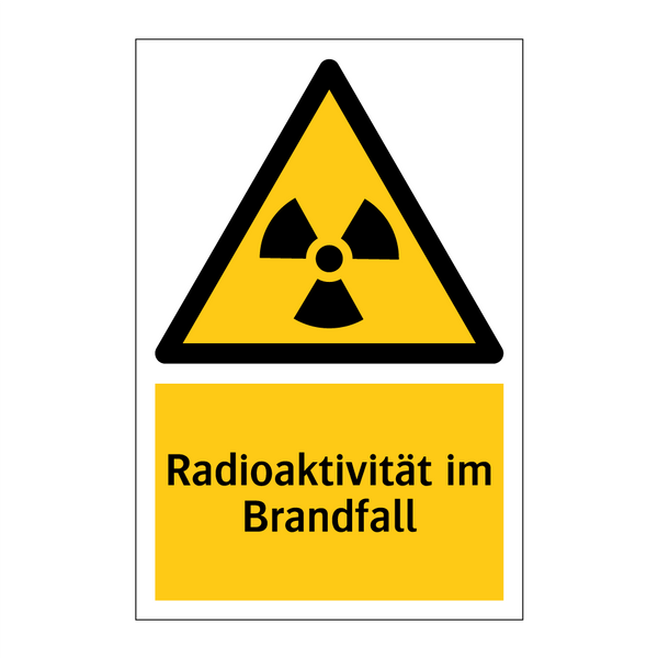 Radioaktivität im Brandfall