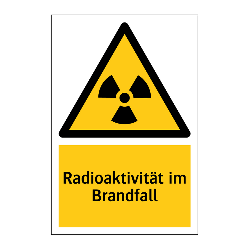 Radioaktivität im Brandfall