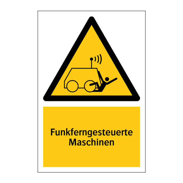 Funkferngesteuerte Maschinen
