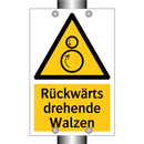 Rückwärts drehende Walzen