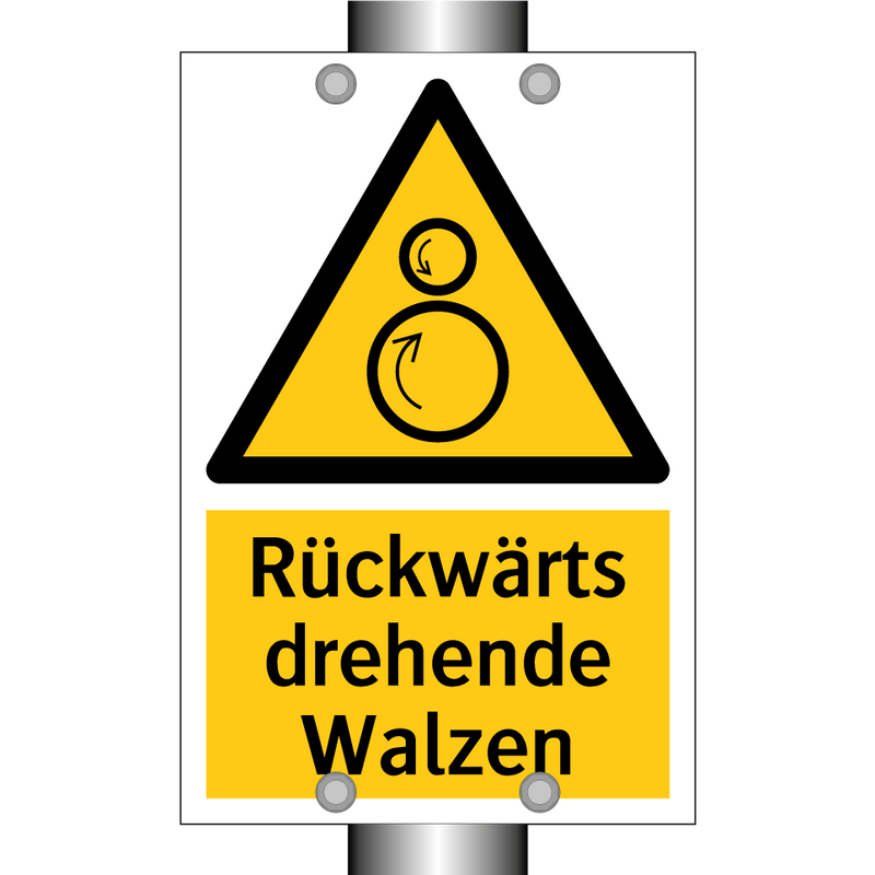 Rückwärts drehende Walzen