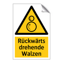 Rückwärts drehende Walzen