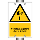 Verletzungsgefahr durch Schnitt