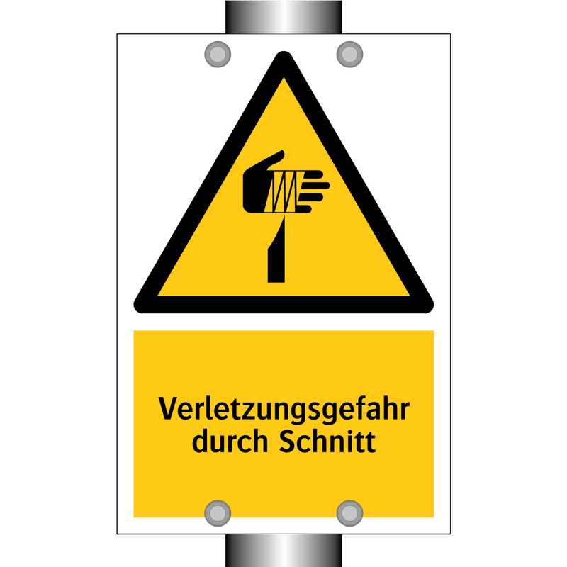 Verletzungsgefahr durch Schnitt