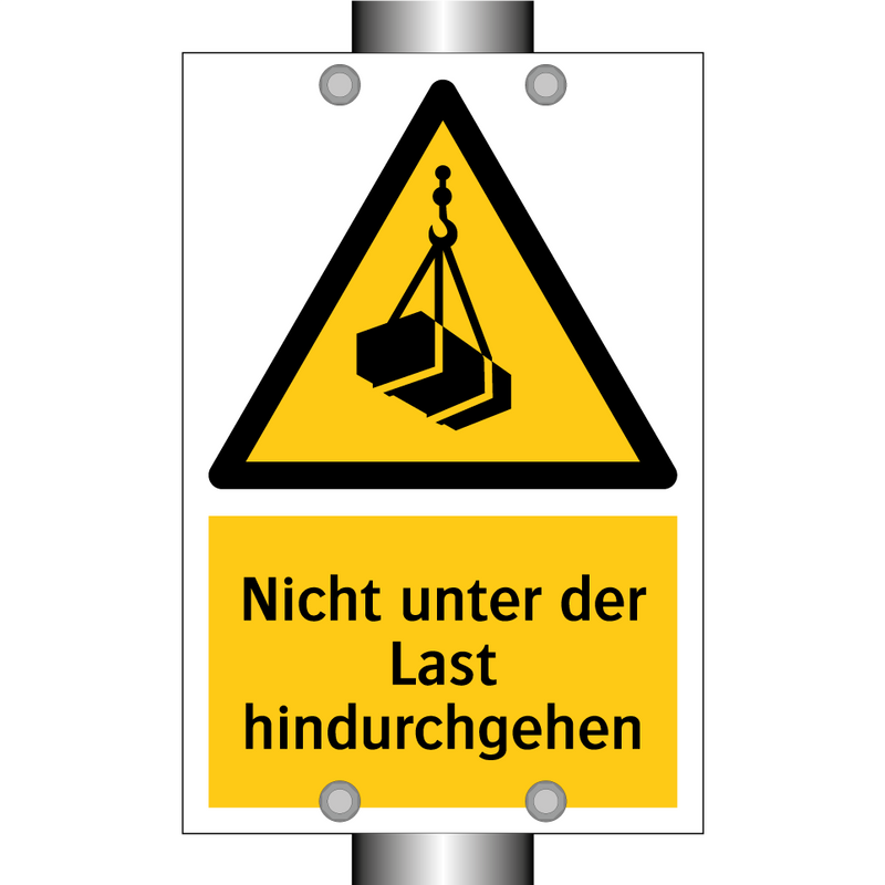 Nicht unter der Last hindurchgehen