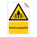 Verletzungsgefahr