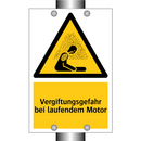 Vergiftungsgefahr bei laufendem Motor