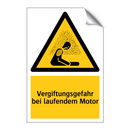 Vergiftungsgefahr bei laufendem Motor