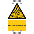 Druckentlastungsgefahr