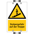 Stolpergefahr auf der Treppe