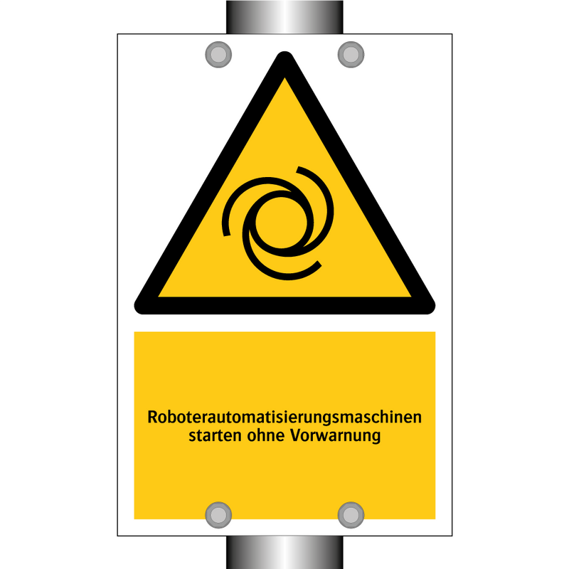 Roboterautomatisierungsmaschinen starten ohne Vorwarnung