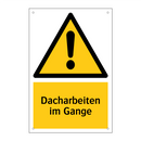 Dacharbeiten im Gange