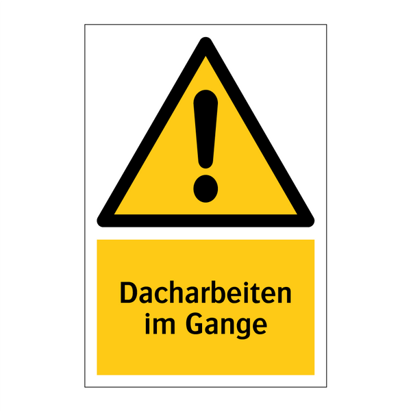 Dacharbeiten im Gange