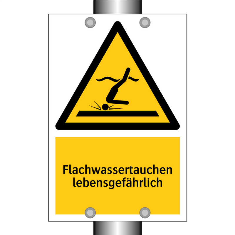 Flachwassertauchen lebensgefährlich
