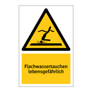 Flachwassertauchen lebensgefährlich